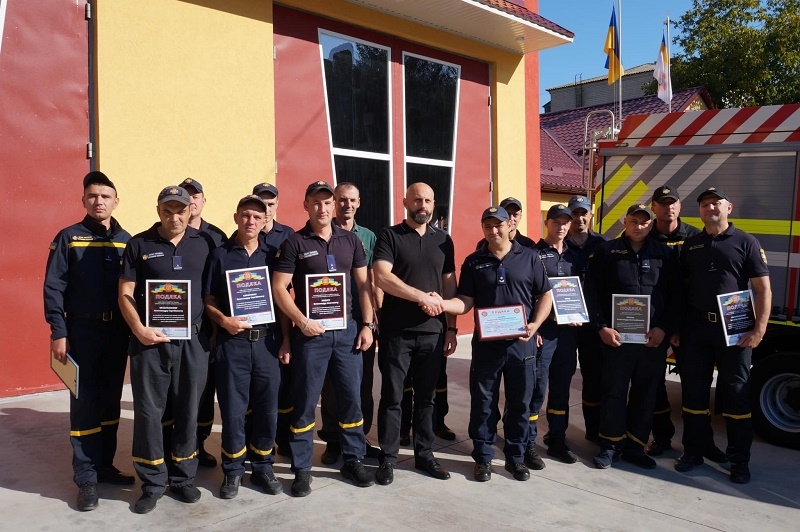Міський голова привітав пожежників з їх професійним святом